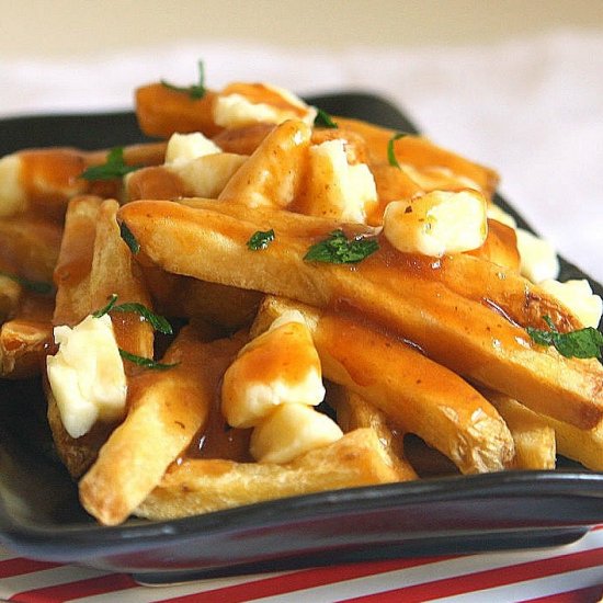 Poutine with Mushroom Gravy