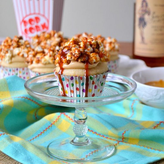 Caramel Corn Cupcakes