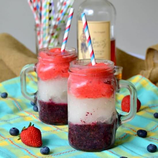 Red, White, & Booze Slushies