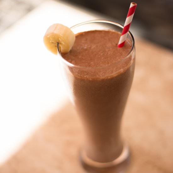 Chocolate Peanut Butter Smoothie