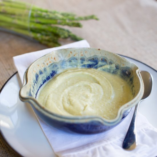 Lemon Curry Asparagus Soup