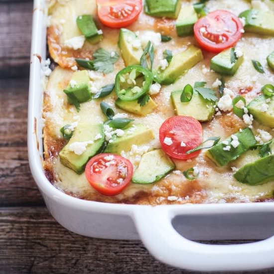 Vegetarian Enchilada Casserole