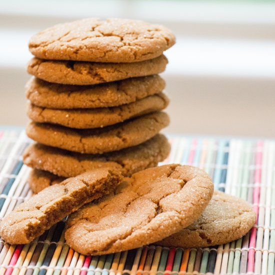 Ginger Molasses Cookies