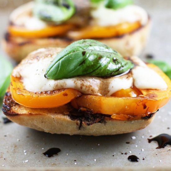 Open-Face Caprese Sandwiches