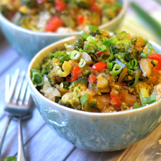 Quinoa & Vegetable Teriyaki Bowls