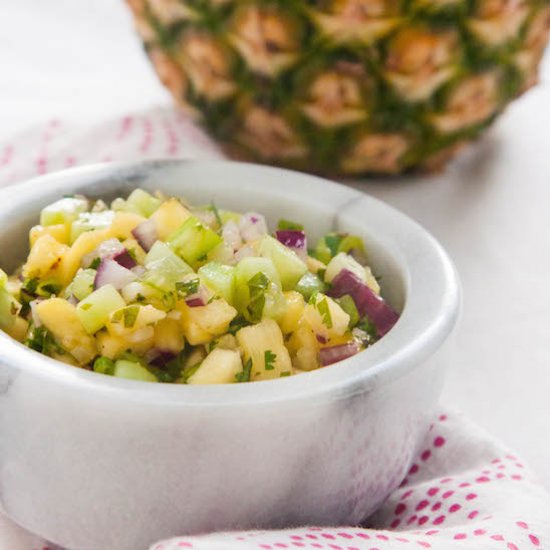 Cucumber-Pineapple Salsa