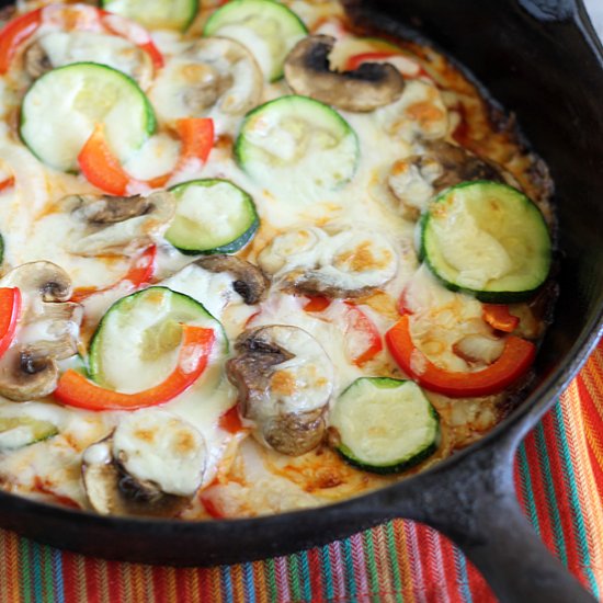 Cauliflower Crust Veggie Pizza