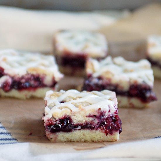 Blackberry Crumb Bars