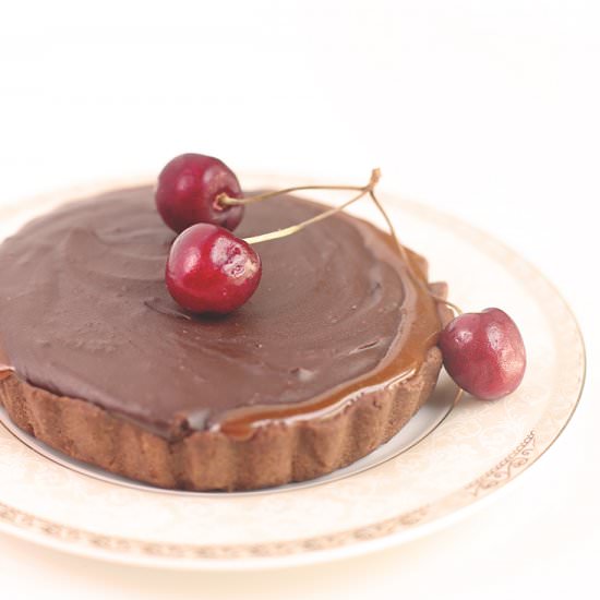 Chilli Chocolate Caramel Tart