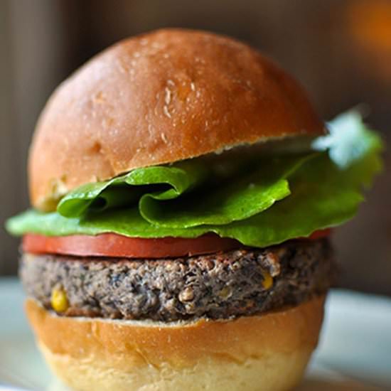 Homemade Black Bean Burger