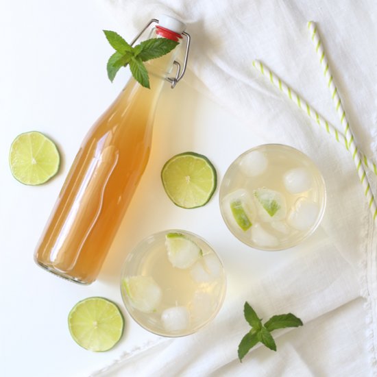 Mint Lime Syrup