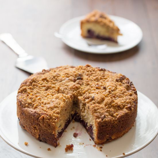 Cherry Crumble Cake