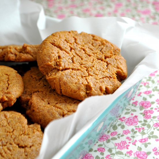 Flourless Peanut Butter Cookies