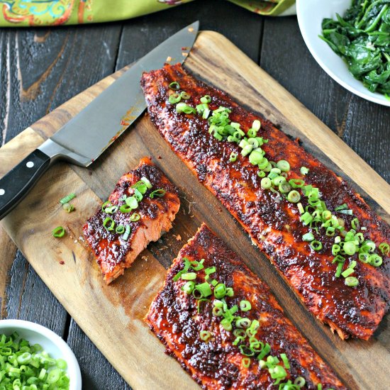 Spicy Glazed Salmon