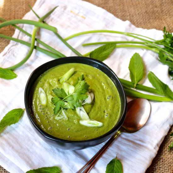 Raw Green Goddess Soup