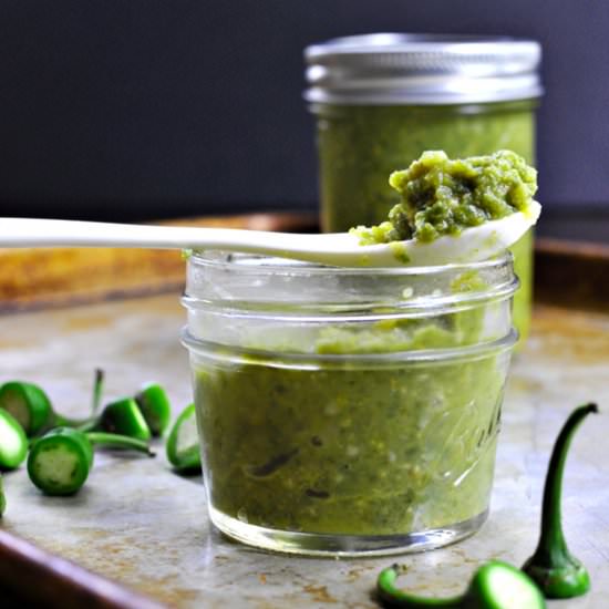 Paleo Green Chili-Garlic Sauce