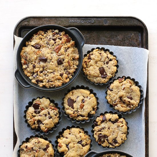 Chocolate Chip Cookie Tarts