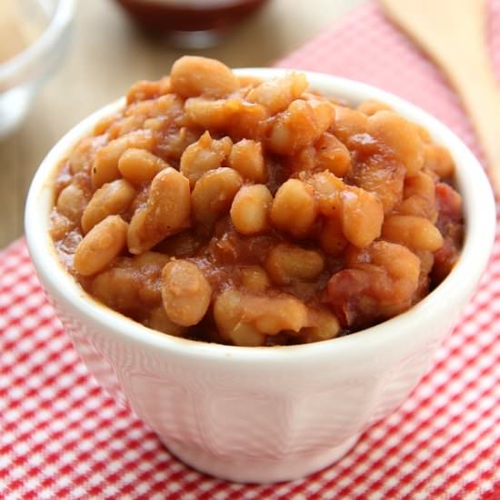 Slow Cooker Baked Beans