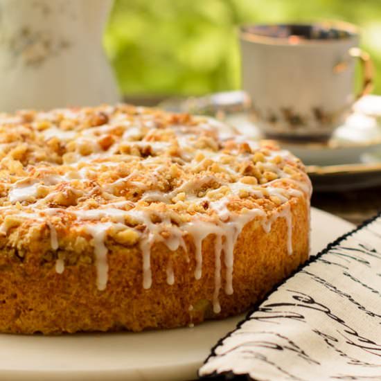 Apricot Buttermilk Coffee Cake