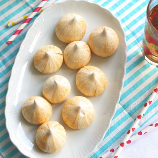 Meringues with Orange Blossom