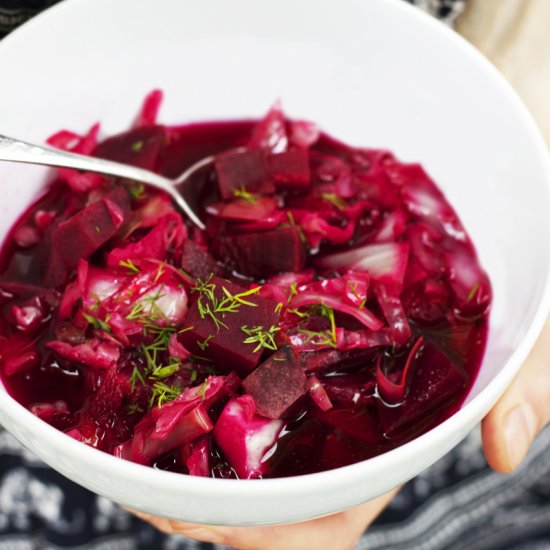 Russian Cabbage Borscht