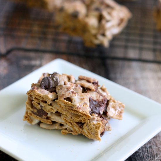 Golden Graham Smores Bars