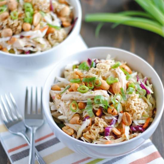 Crunchy Ramen Chicken Salad