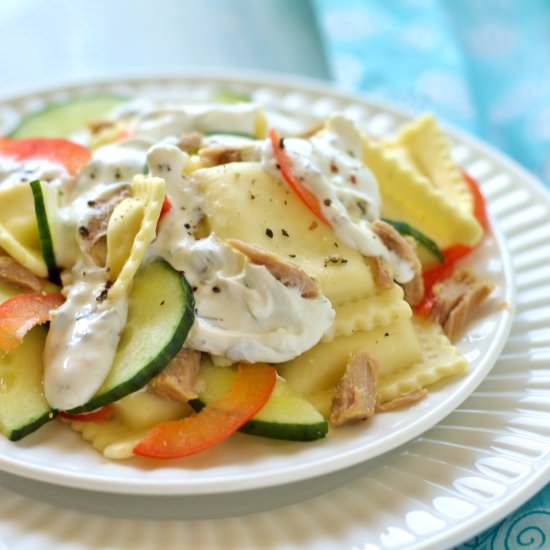 Tuna-Ravioli Salad