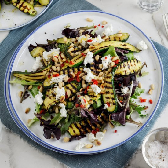 Zucchini Salad with Goat’s Cheese