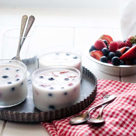 Patriotic Panna Cotta (DF, GF)