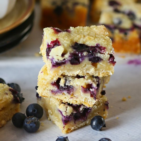 Blueberry Cobbler Bars