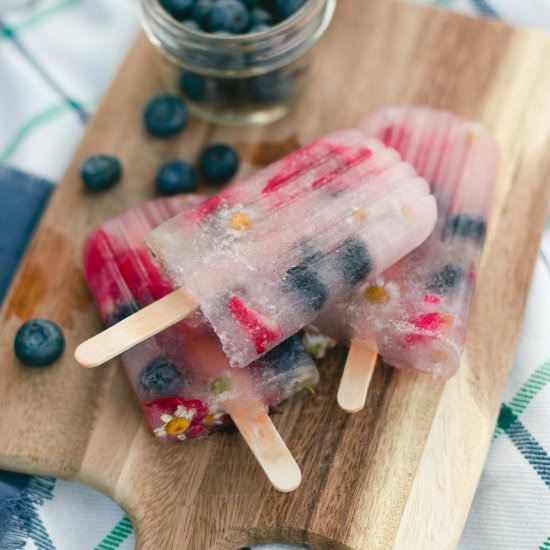 Berry Lemonade Popsicles