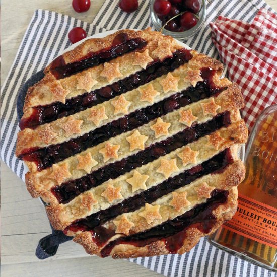 Bourbon Cherry Pie