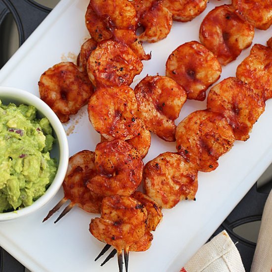 BBQ Shrimp Skewers