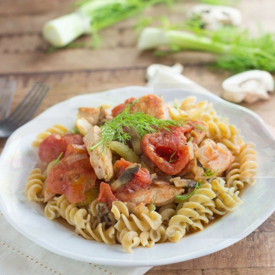 Chicken and Fennel Ragu