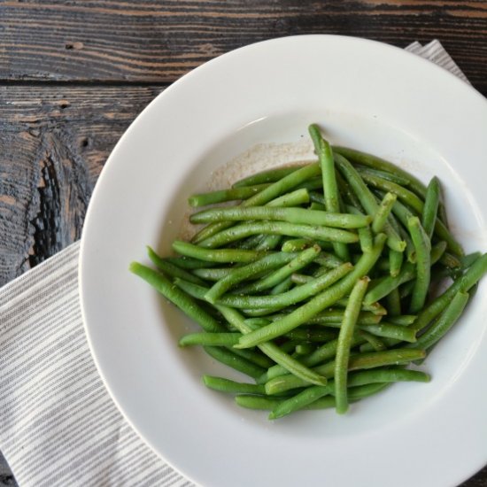 Browned Butter and Balsamic Beans