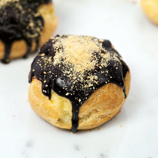 S’mores Cream Puffs