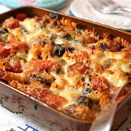 Roasted Vegetable Pasta Bake