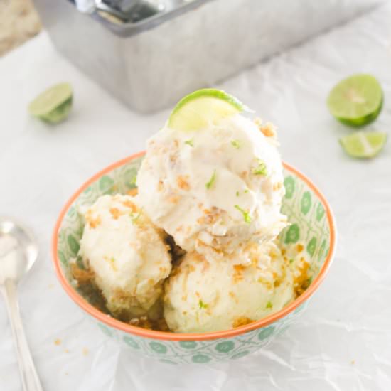 No Churn Key Lime Pie Ice Cream