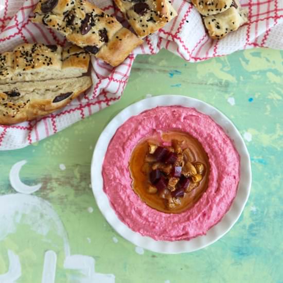 Sweet Pink Hummus