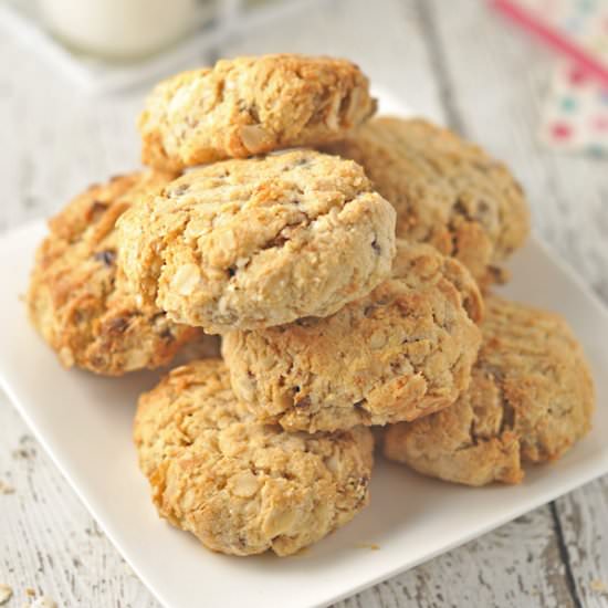 Almond, Date & Coconut Cookies