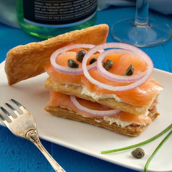 Smoked Salmon Mille-Feuille