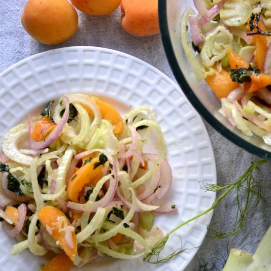 Apricot Fennel Salad