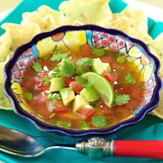 Chicken Tortilla Appetizer Soup