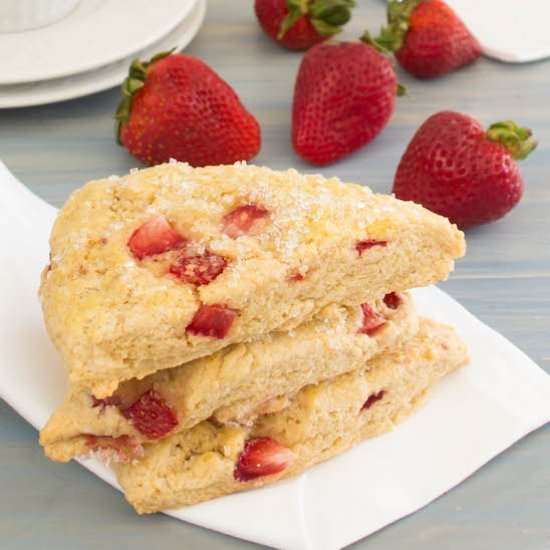 Strawberry Scones