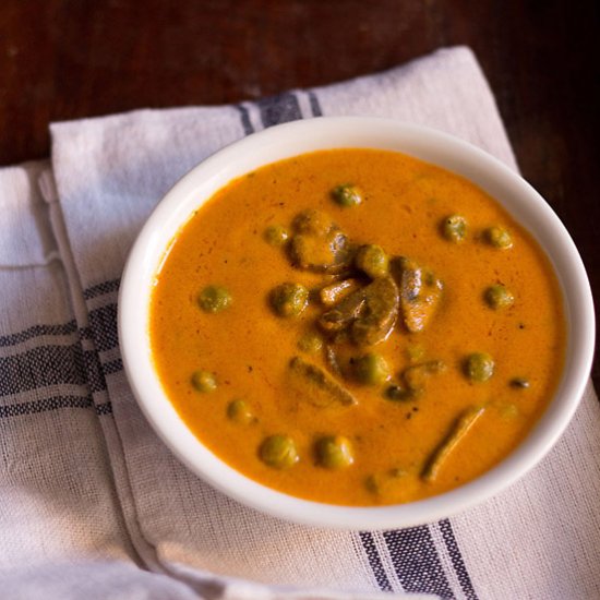 Mushroom Matar Makhani