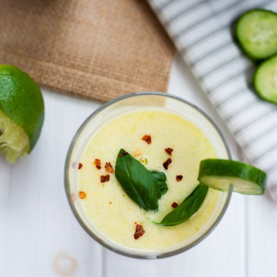 Cold Mango Cucumber Soup