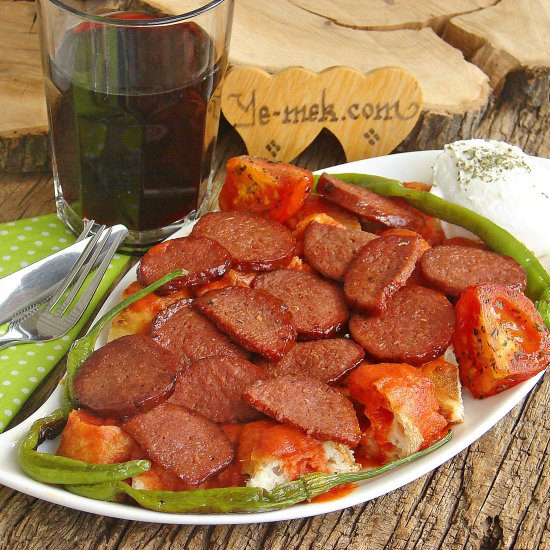 Iskender Kebab With Sujuk