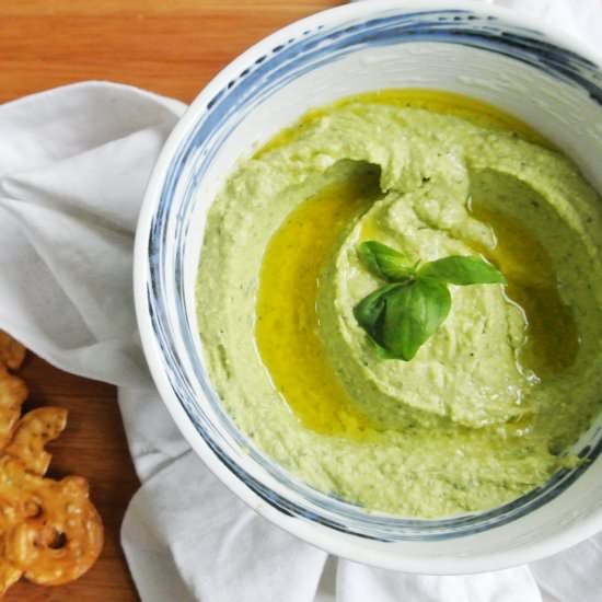 Lemon Basil Hummus