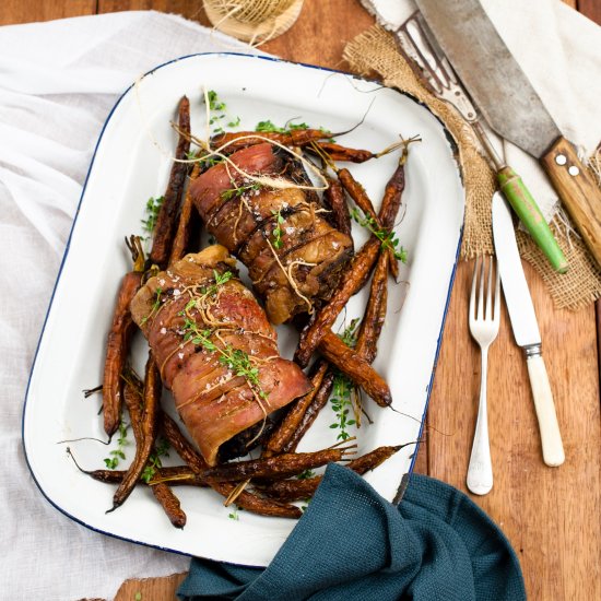 Roast Lamb Breast w/ Stuffing